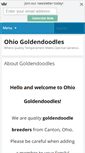 Mobile Screenshot of ohiogoldendoodles.com
